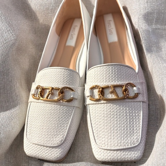 NEW Franco Sarto Women’s L-Tiari Slip On Loafers White Size 11M - Picture 11 of 14